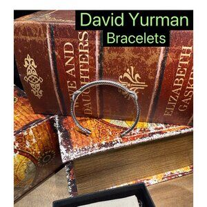 D̲a̲v̲i̲d̲ ̲Y̲u̲r̲m̲a̲n̲ 4mm Double Silver X Bracelets